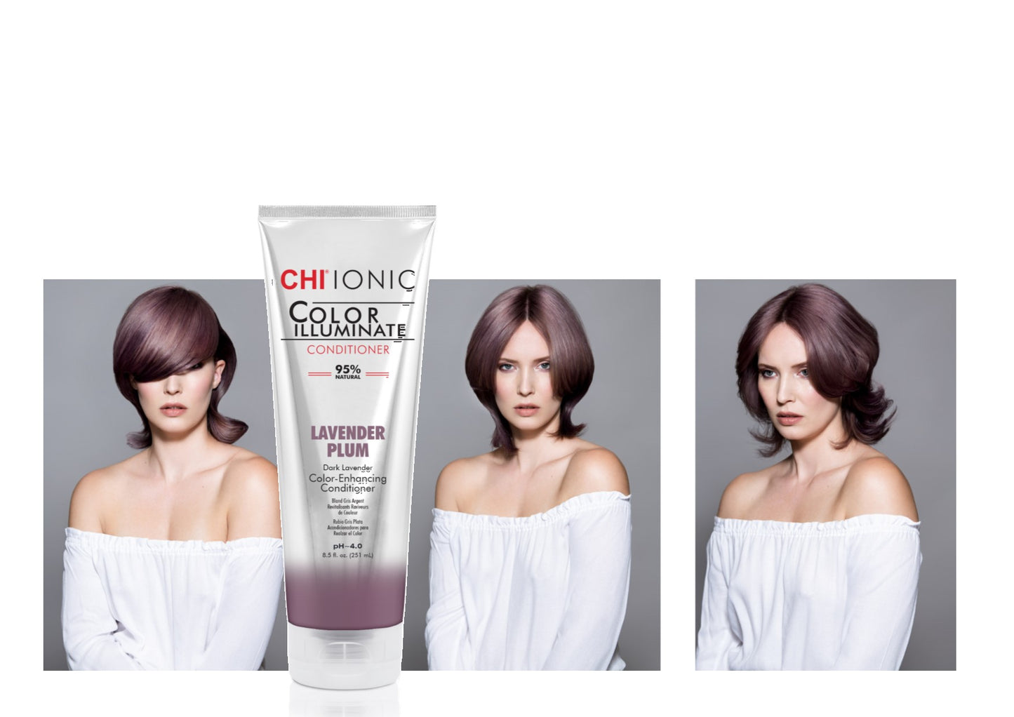 CHI IONIC COLOR ILLUMINATE LAVENDER PLUM CONDITIONER 251 ML
