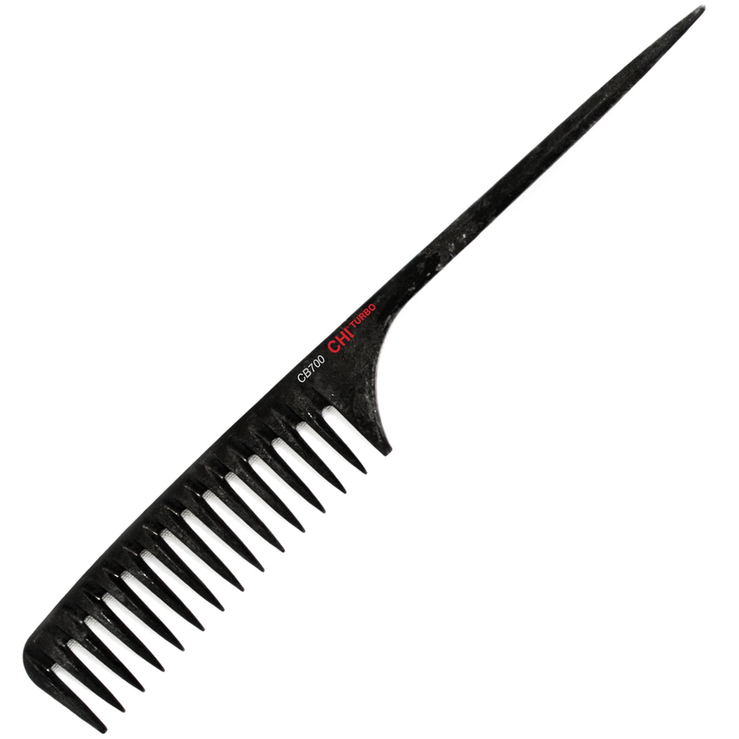 CHI TURBO CARBON LARGE DETANGLING TAIL COMB - CB700