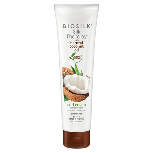 BIOSILK SILK THERAPY COCONUT OIL CURL CREAM 148 ML