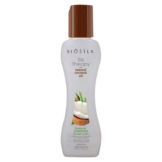 BIOSILK SILK THERAPY COCONUT OIL LEAVE IN TREATMENT