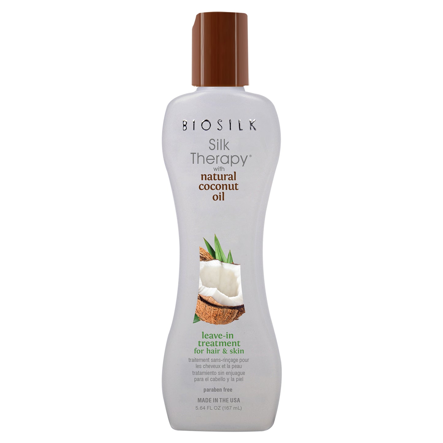 BIOSILK SILK THERAPY COCONUT OIL LEAVE IN TREATMENT