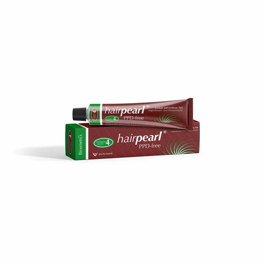 HAIRPEARL PPD FREE NO 4 MAHOGANY BROWN  20 ML