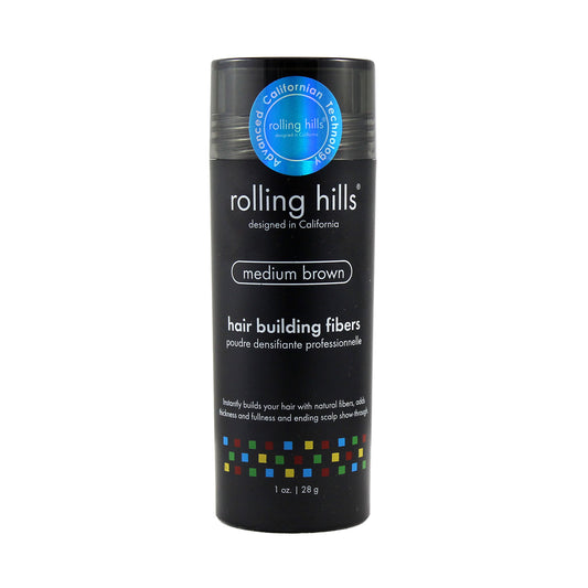 ROLLING HILLS HAIR BUILDING FIBER - MEDIUM BROWN 28 GR