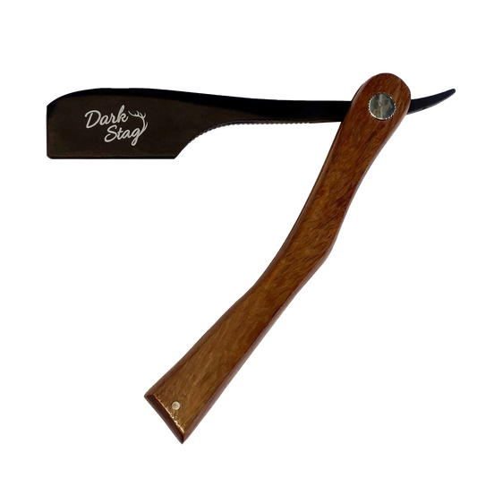 DARK STAG FOLDING KAMISORI RAZOR - BLACK EDITION