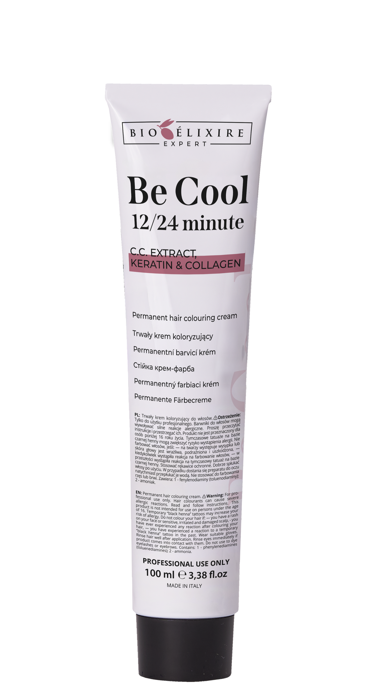 BIOELIXIRE BE COOL - 12-24 MINUTE COLOR 100 ML - SILVER