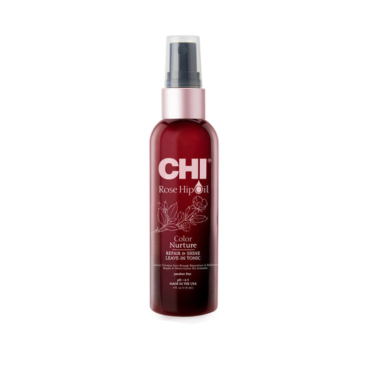 CHI ROSEHIP OIL REPAIR AND SHINE LEAVE-IN TONIC 118 ML