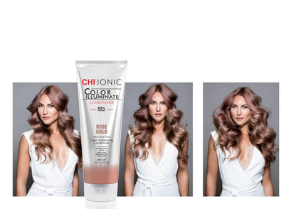 CHI IONIC COLOR ILLUMINATE ROSE GOLD CONDITIONER 251 ML