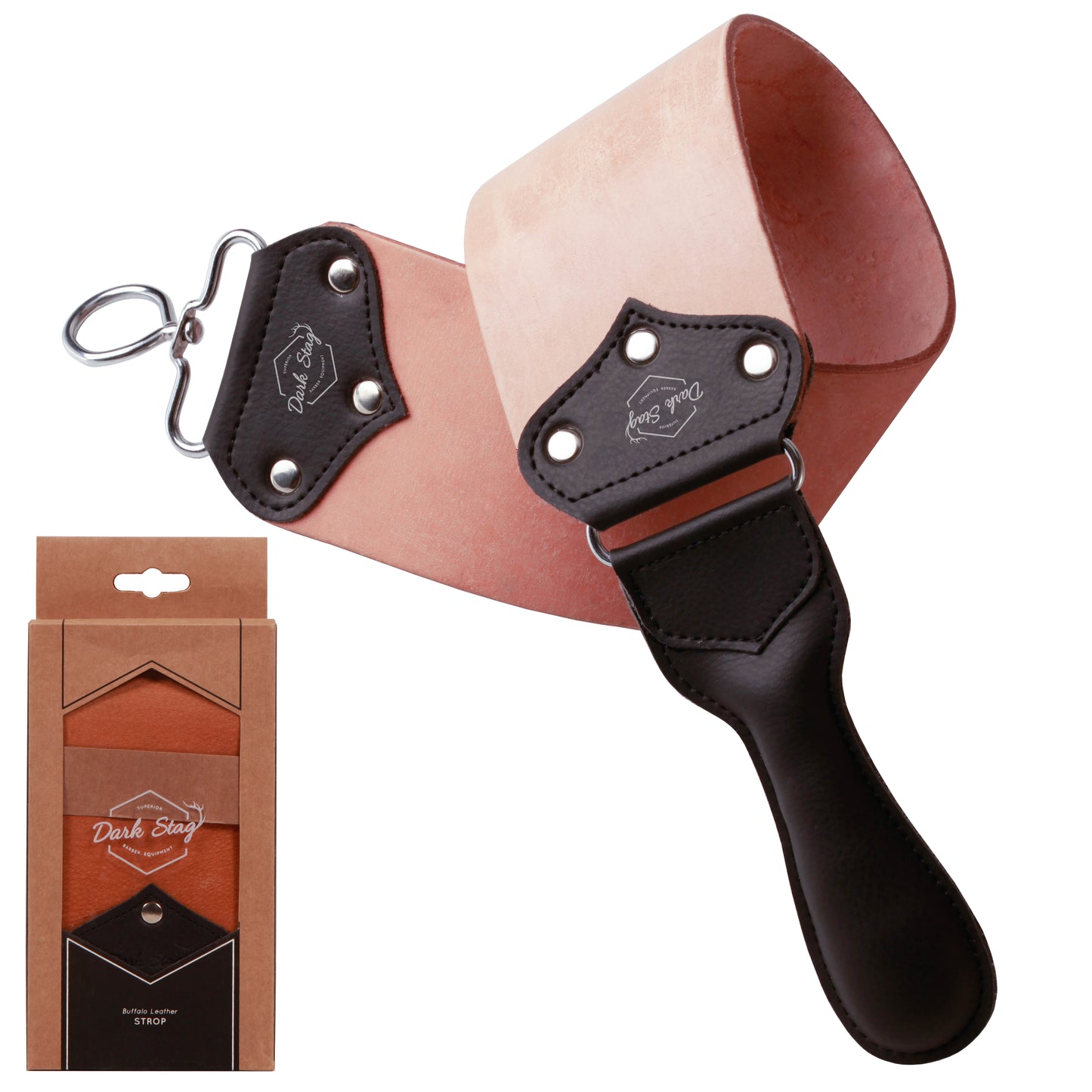DARK STAG BUFFALO LEATHER STROP