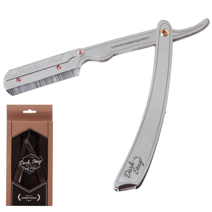 DARK STAG STRAIGHT RAZOR PREMIUM STEEL HANDLE