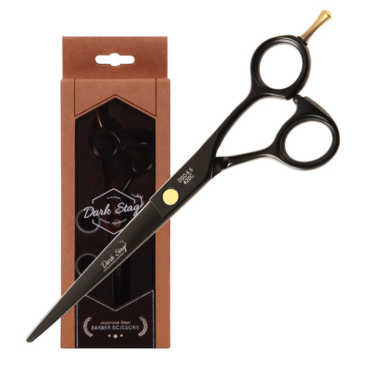 DARK STAG OFFSET BLACK SCISSORS 6.5" & 7"
