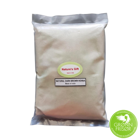 NATURES GIFT HENNA DARK BROWN - 500 GR