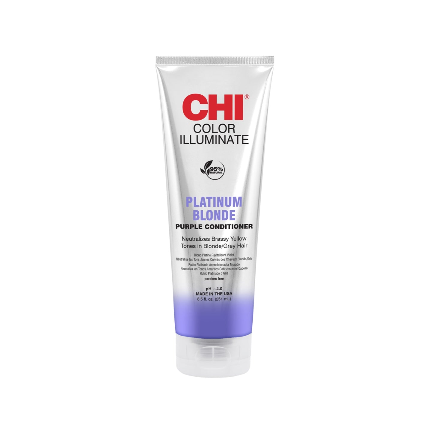 CHI IONIC COLOR ILLUMINATE PLATINIUM BLONDE CONDITIONER 251 ML