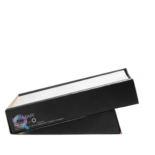 FRAMAR 5 x 12 SILVER - EMBOSSED MEDIUM SILVER 500 SHEETS