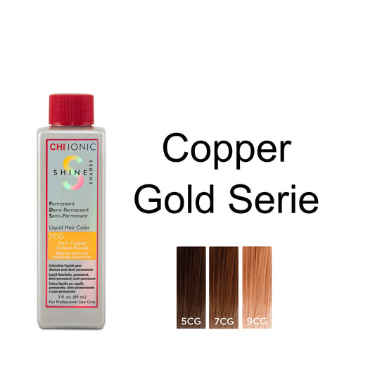CHI IONIC SHINE SHADES COLORS - COPPER GOLD