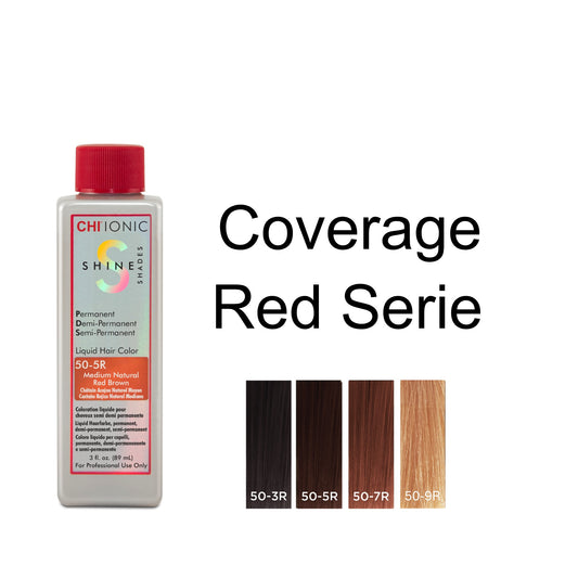 CHI IONIC SHINE SHADES COLORS - GREY COVERAGE RED