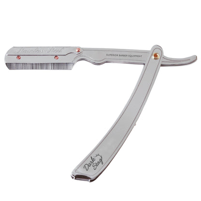DARK STAG STRAIGHT RAZOR PREMIUM STEEL HANDLE